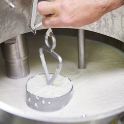 tercer paso en el proceso de fabricación del Arroz con leche de abredo